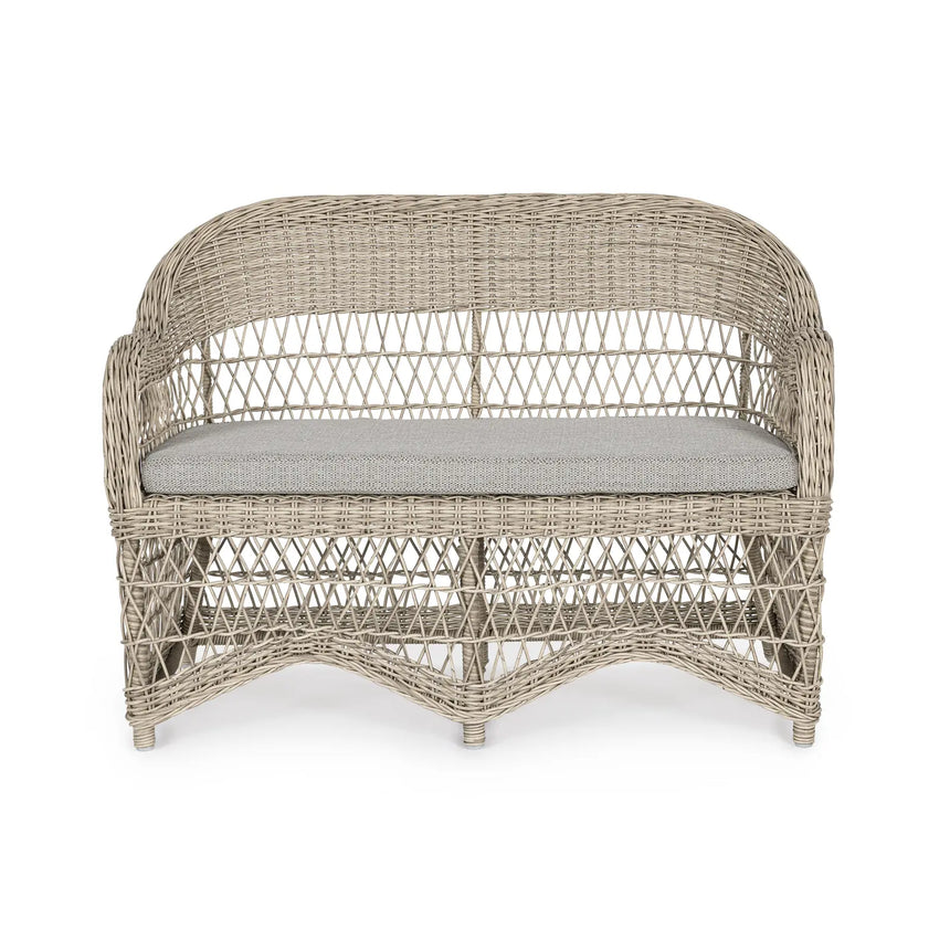 Garten-Sofa 2-Sitzer mit Kissen Jupiter New - ZEN ZONE Furniture