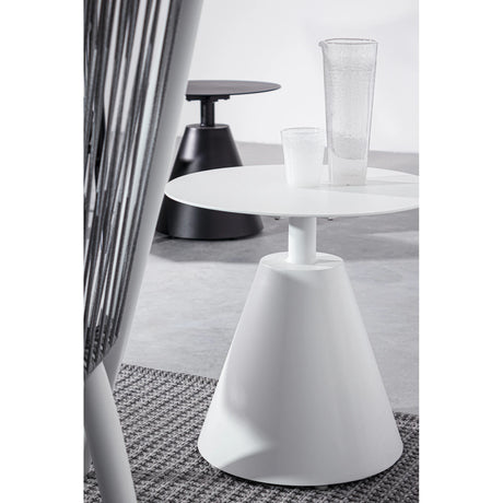 Garten Beistelltisch D50 Weiß XK03 Aloha - ZEN ZONE Furniture