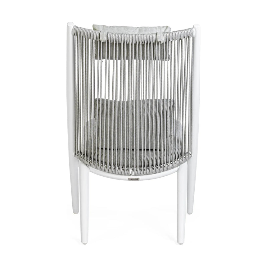 Aloha Lounge-Sessel Weiss XK03 mit Kissen - ZEN ZONE Furniture