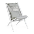 Aloha Lounge-Sessel Weiss XK03 mit Kissen - ZEN ZONE Furniture