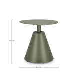 Garten Beistelltisch D50 Grün Aloha - ZEN ZONE Furniture