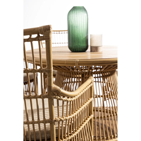 Gartenstuhl mit Armlehne und Kissen Adelma - ZEN ZONE Furniture
