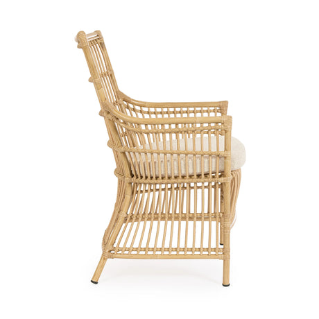 Gartenstuhl mit Armlehne und Kissen Adelma - ZEN ZONE Furniture