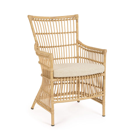 Gartenstuhl mit Armlehne und Kissen Adelma - ZEN ZONE Furniture