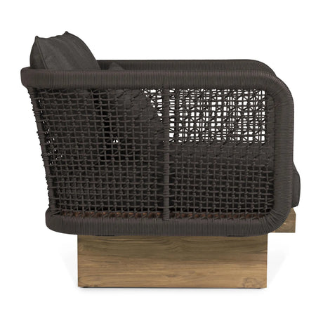 Outdoor Sessel Xylia mit Kissen Dark - ZEN ZONE Furniture