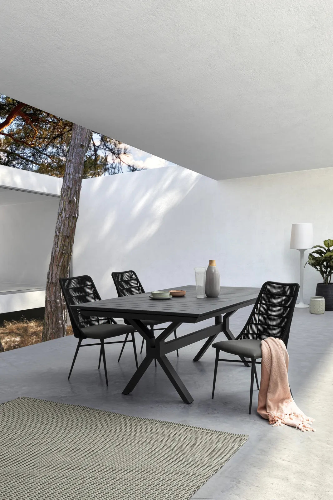 Gartenstuhl Tablita Anthrazit - ZEN ZONE Furniture