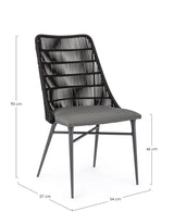 Gartenstuhl Tablita Anthrazit - ZEN ZONE Furniture