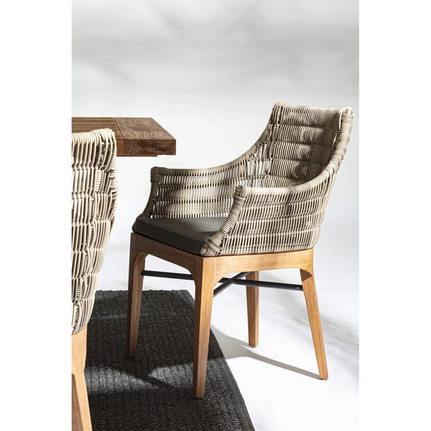 Gartenstuhl Keilani mit Kissen - ZEN ZONE Furniture