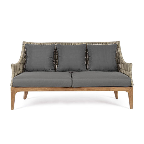 Garten-Sofa 2 bis 3-Sitzer mit Kissen Keilani - ZEN ZONE Furniture