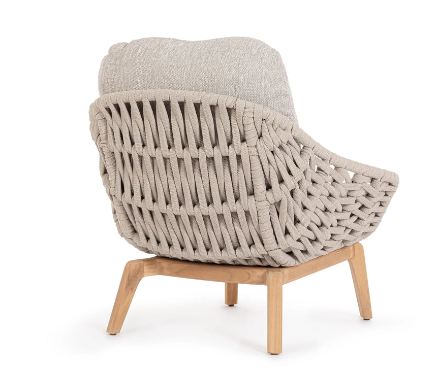 Outdoor Sessel mit Kissen Tamires Beige - ZEN ZONE Furniture