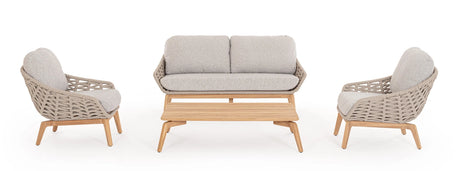 Outdoor Sessel mit Kissen Tamires Beige - ZEN ZONE Furniture