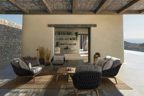 Outdoor Sessel mit Kissen Tamires Anthrazit - ZEN ZONE Furniture
