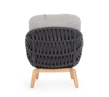 Outdoor Sessel mit Kissen Tamires Anthrazit - ZEN ZONE Furniture
