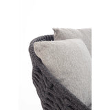Outdoor Daybed mit Lehne Tamires Anthrazit - ZEN ZONE Furniture