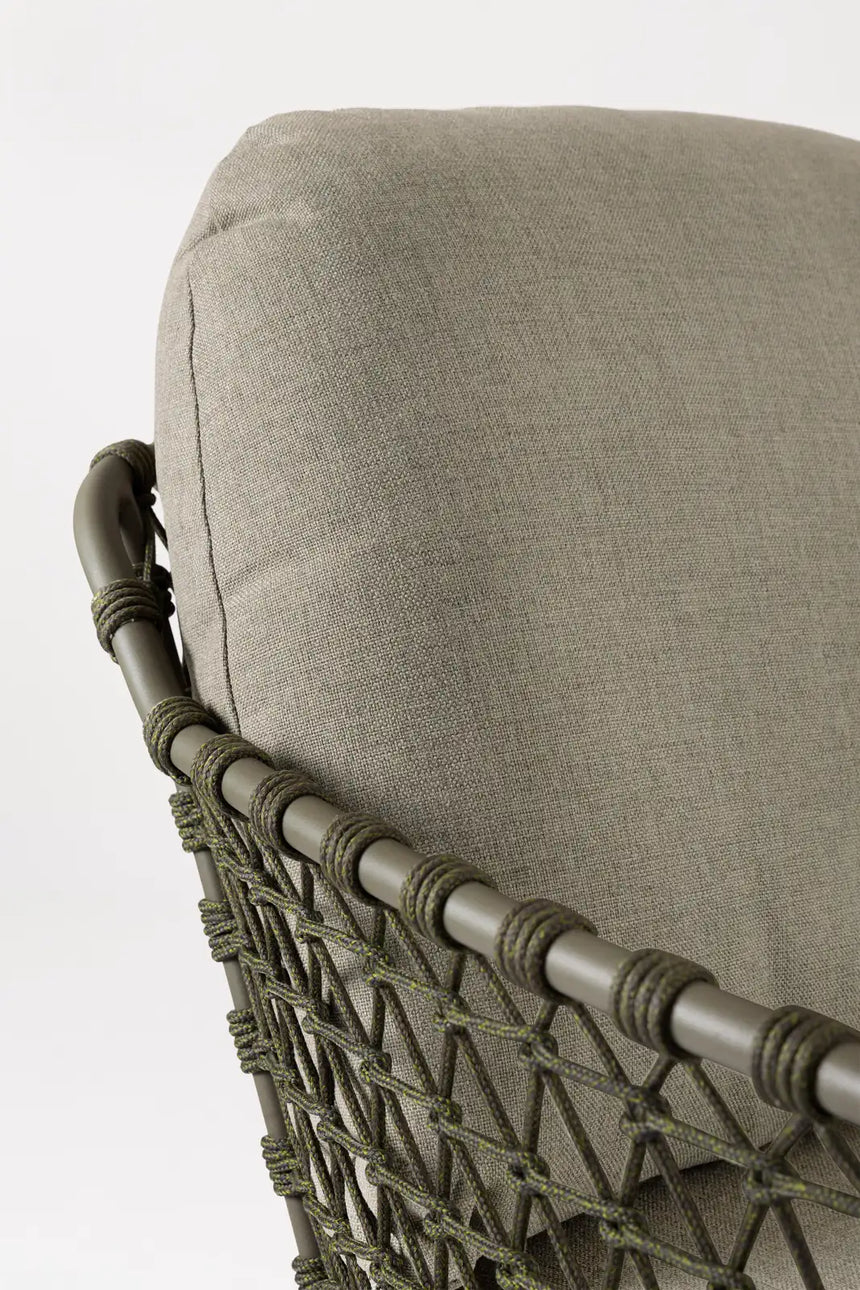 Outdoor Sofa 2/3-Sitzer Ivissa aus Seil Grün 166x85 cm - ZEN ZONE Furniture