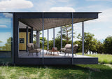 Outdoor Sofa 2/3-Sitzer Ivissa aus Seil Anthrazit 166x85 cm - ZEN ZONE Furniture
