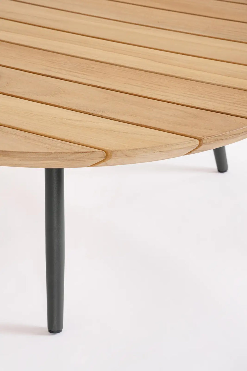 Outdoor Couchtisch 2er-Set Ivissa D60-D80 Anthrazit - ZEN ZONE Furniture