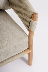 Outdoor Sofa Garita 3-Sitzer aus Teakholz und Seil - ZEN ZONE Furniture