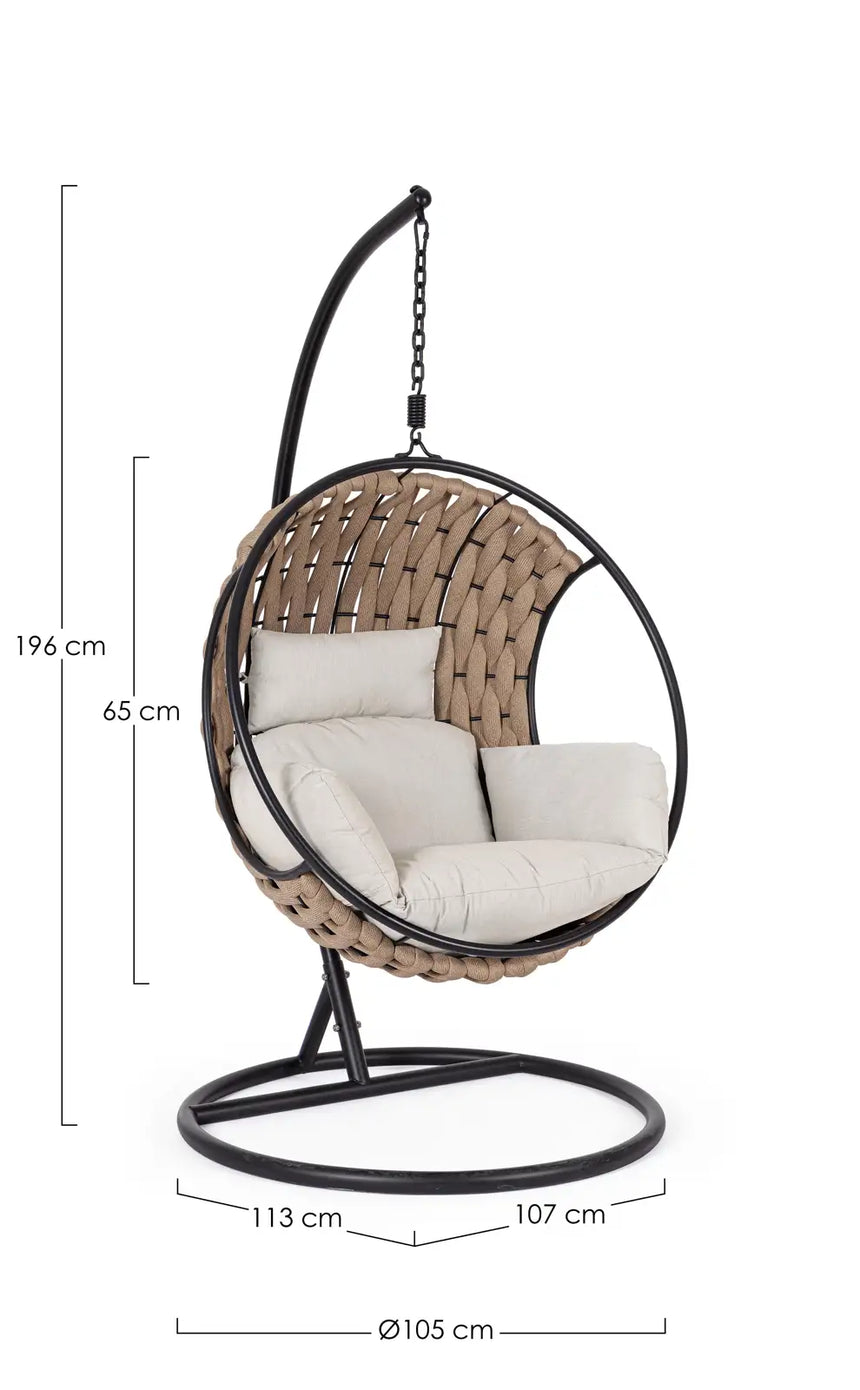 Hängesessel Galapagos Sand - ZEN ZONE Furniture
