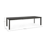 Gartentisch ausziehbar 200-300x110 Anthrazit CX23 Konnor