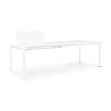 Gartentisch ausziehbar 160-240x100 Weiß CX21 Konnor