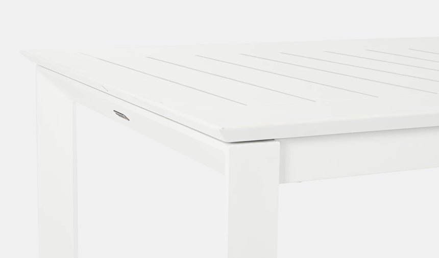 Gartentisch ausziehbar 160-240x100 Weiß CX21 Konnor - ZEN ZONE Furniture