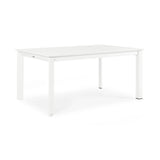 Gartentisch ausziehbar 160-240x100 Weiß CX21 Konnor
