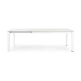Gartentisch ausziehbar 160-240x100 Weiß CX21 Konnor