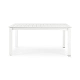 Gartentisch ausziehbar 160-240x100 Weiß CX21 Konnor
