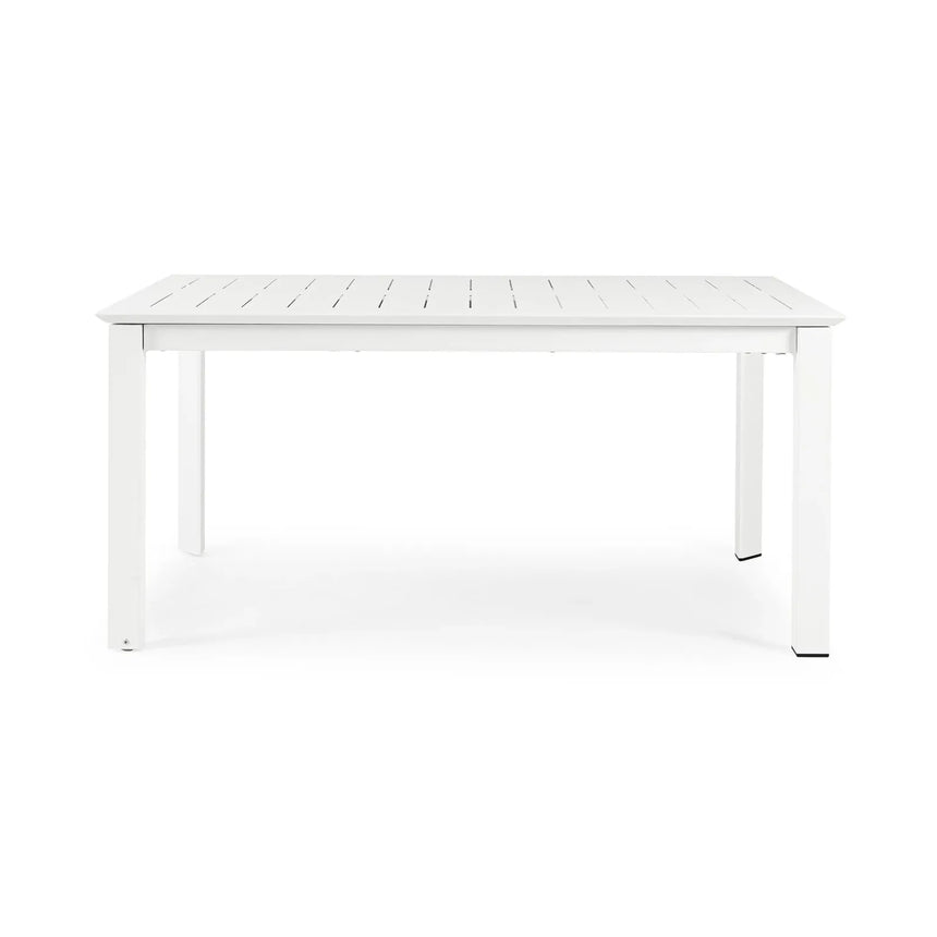 Gartentisch ausziehbar 160-240x100 Weiß CX21 Konnor - ZEN ZONE Furniture
