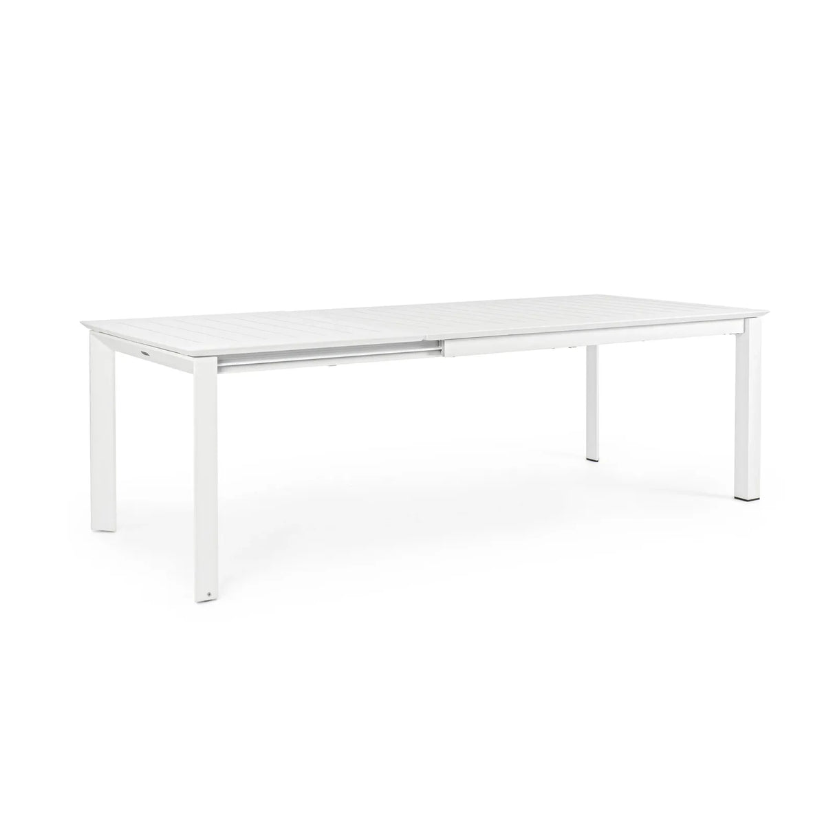 Gartentisch ausziehbar 160-240x100 Weiß CX21 Konnor