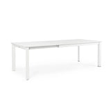 Gartentisch ausziehbar 160-240x100 Weiß CX21 Konnor