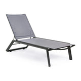 Cruise Sonnenbank mit Rädern Charcoal Gk52 - ZEN ZONE Furniture