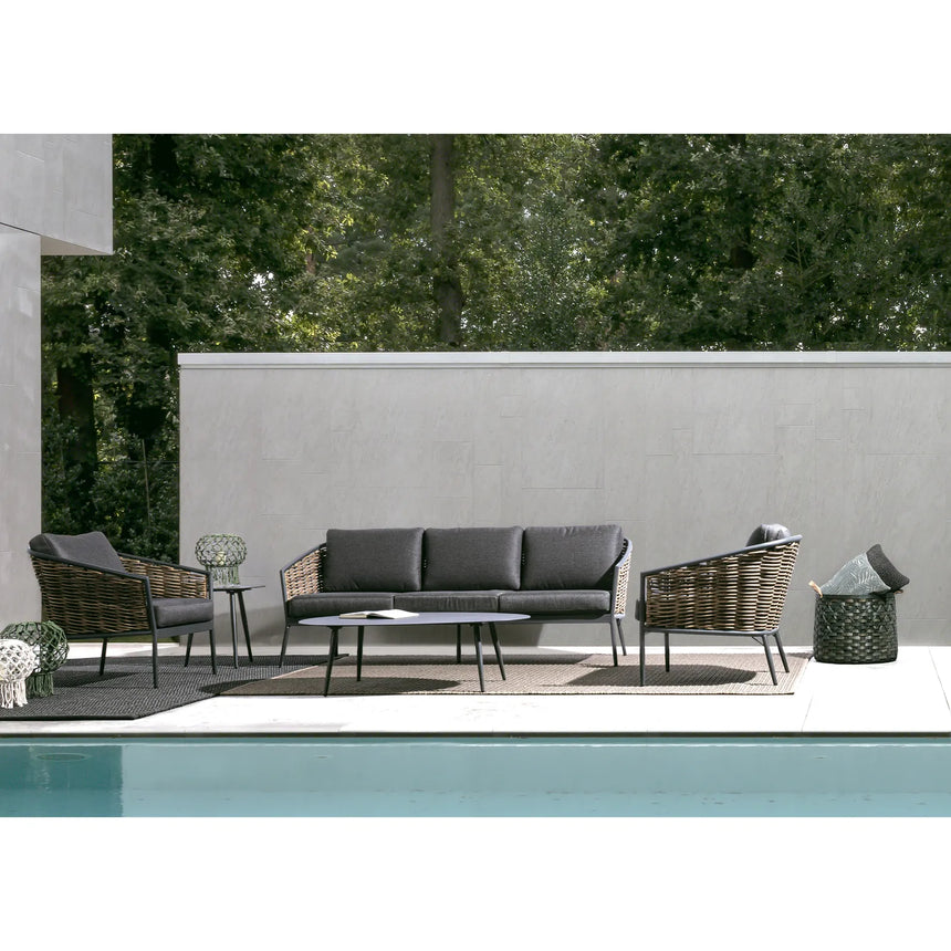 Garten Couchtisch 120x75 Anthrazit YK Ridley - ZEN ZONE Furniture