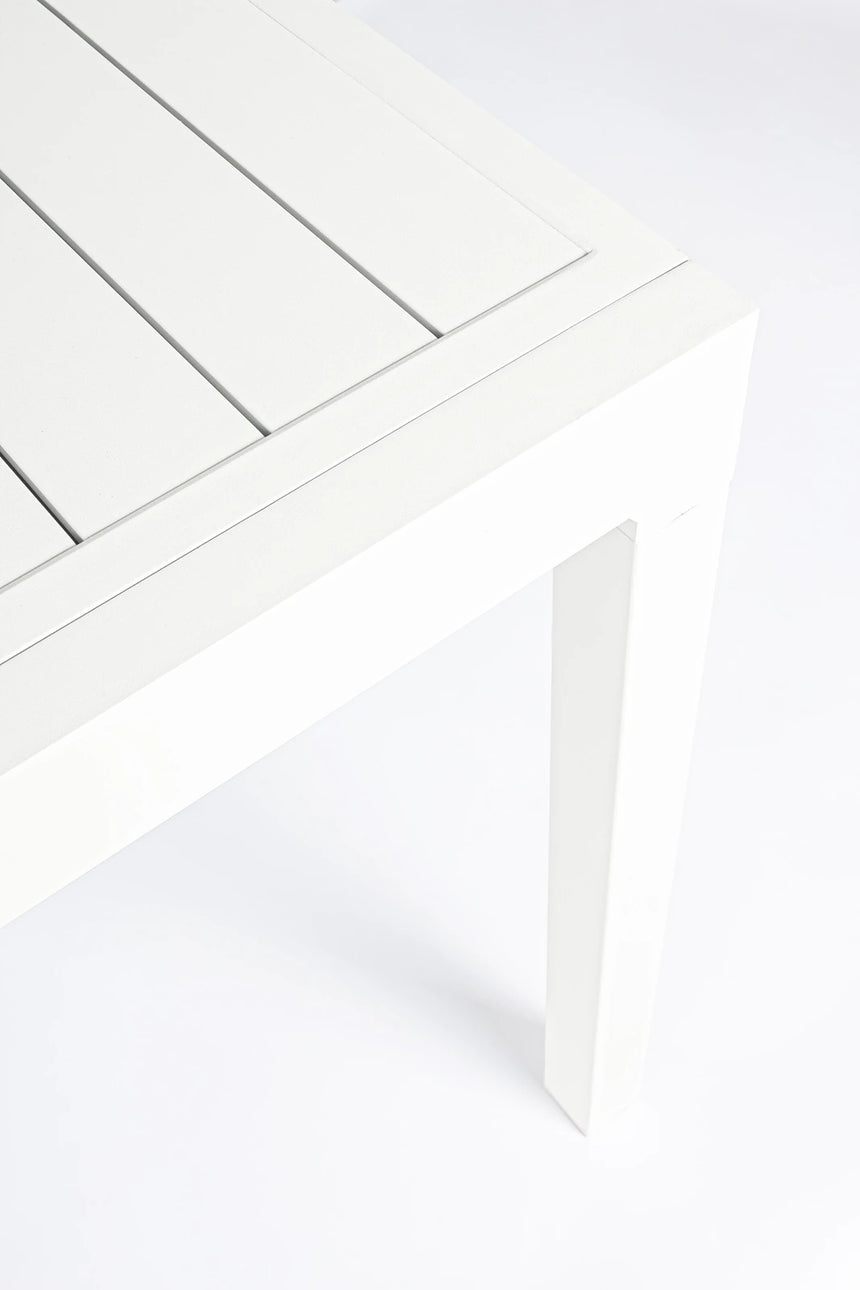 Gartentisch ausziehbar 135-270x90 Weiß Pelagius - ZEN ZONE Furniture