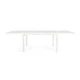 Gartentisch ausziehbar 135-270x90 Weiß Pelagius