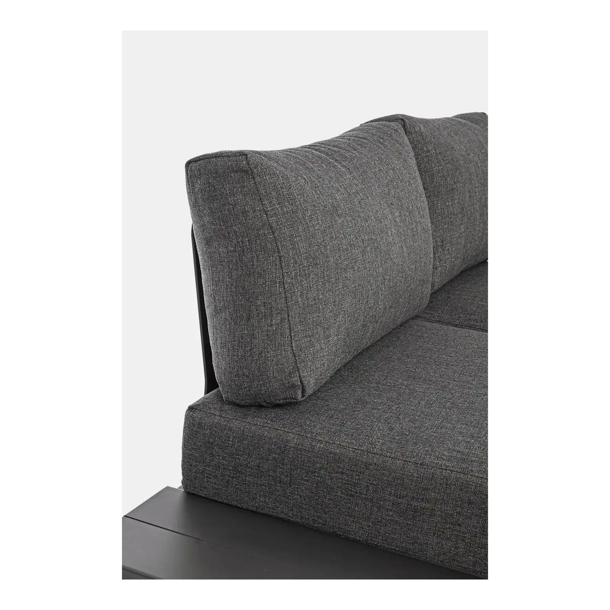 Gartenlounge Eck-Sitzgruppe mit Kissen Anthrazit CX23 Konnor