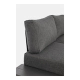 Gartenlounge Eck-Sitzgruppe mit Kissen Anthrazit CX23 Konnor