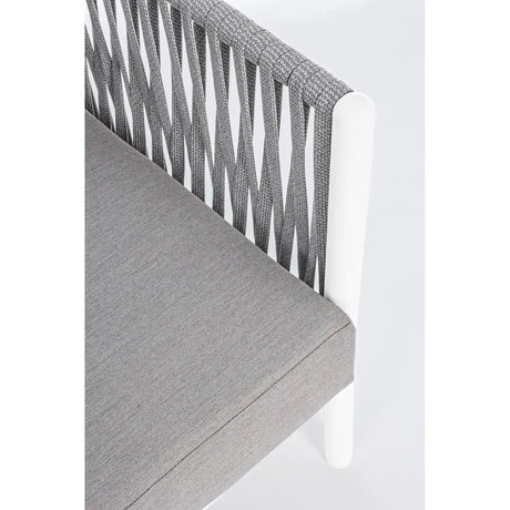 Garten-Sofa 3-Sitzer mit Kissen Florencia Weiß WG20 - ZEN ZONE Furniture