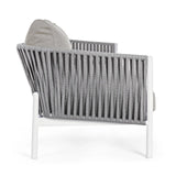 Garten-Sofa 3-Sitzer mit Kissen Florencia Weiß WG20 - ZEN ZONE Furniture