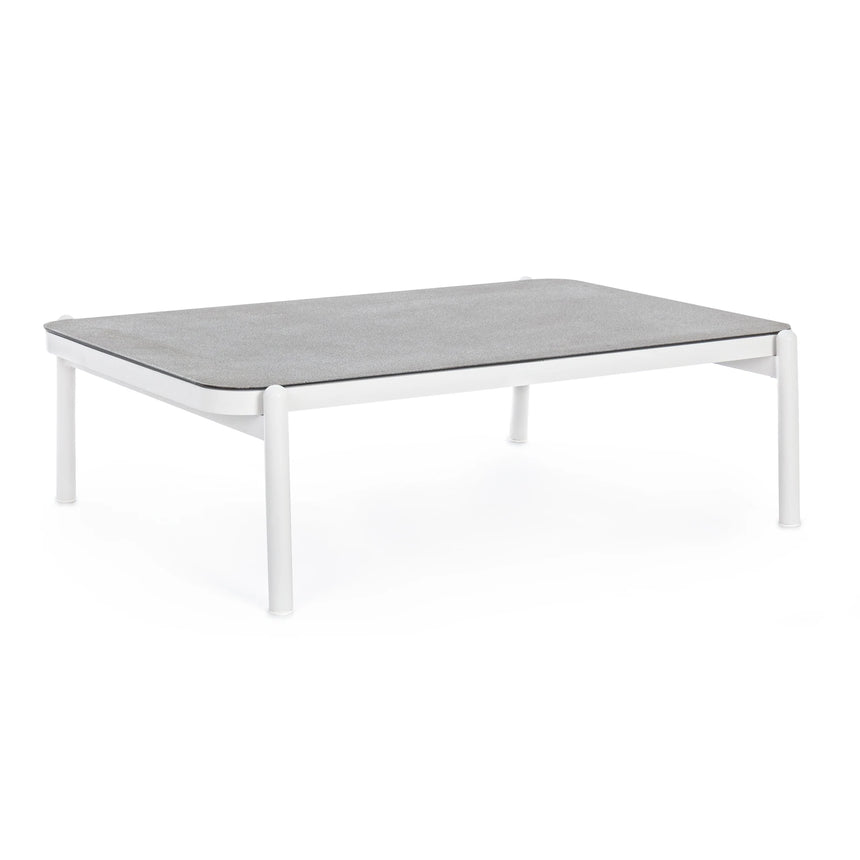 Garten Couchtisch 120x75 Weiß WG20 Florencia - ZEN ZONE Furniture