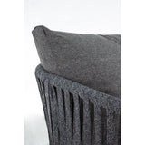 Garten-Sofa 3-Sitzer mit Kissen Florencia Anthrazit WG21 - ZEN ZONE Furniture