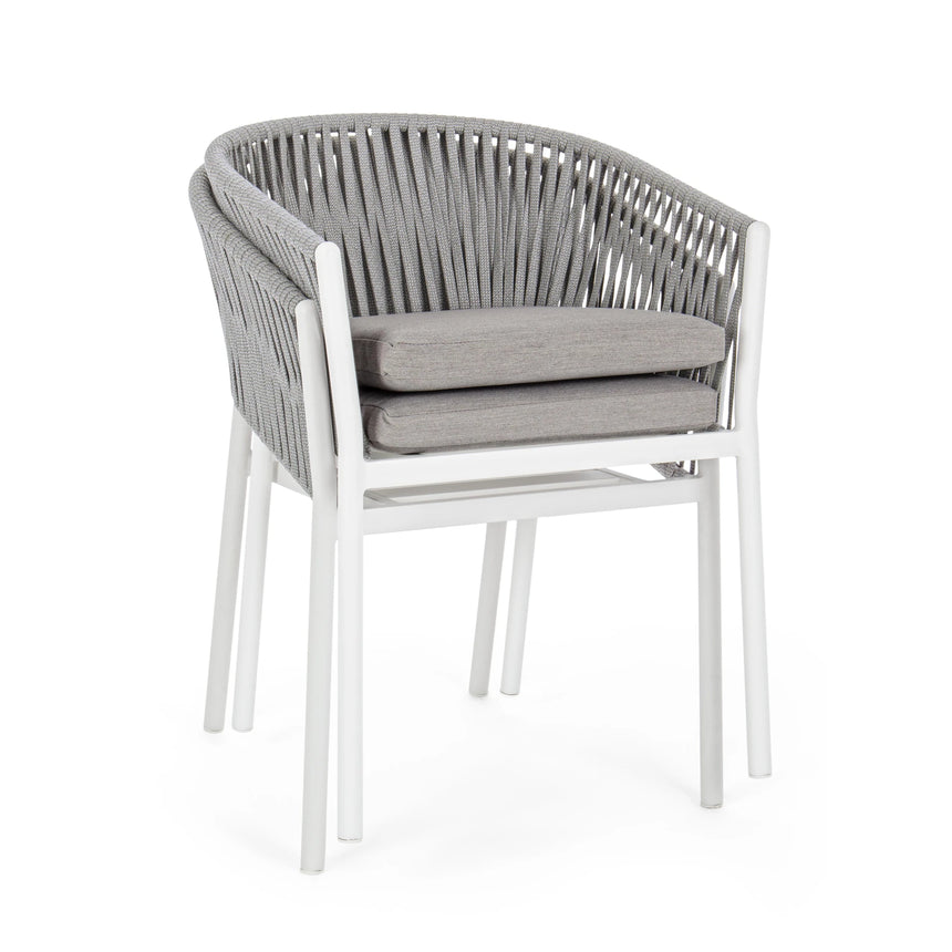Gartenstuhl mit Armlehne und Kissen Florencia WG20 - ZEN ZONE Furniture