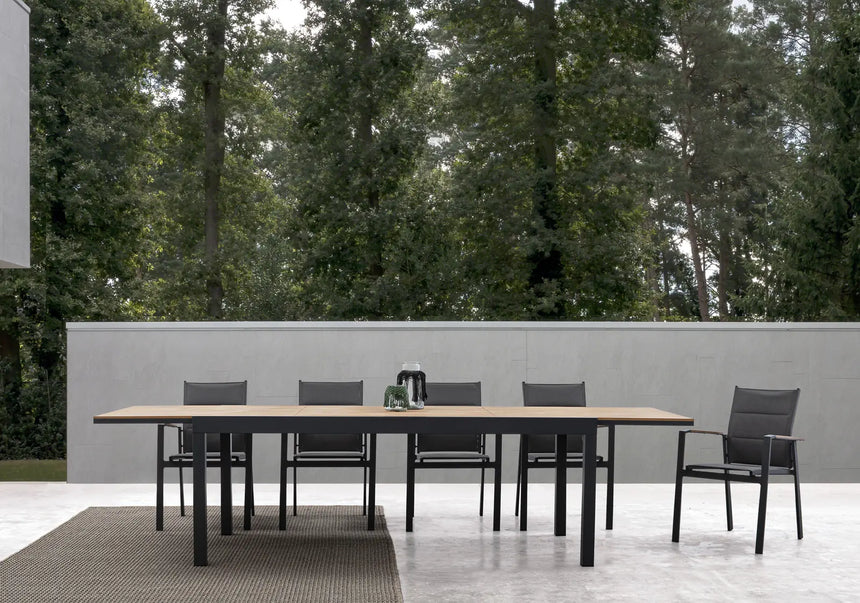 Gartentisch ausziehbar 200-300x95 Anthrazit SJ61 Elias - ZEN ZONE Furniture