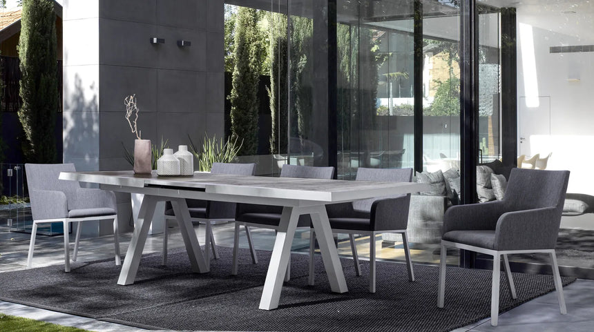 Gartentisch ausziehbar 205-265x103 Lunar Krion - ZEN ZONE Furniture