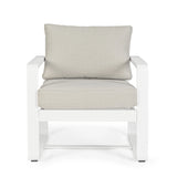 Outdoor Sessel Merrigan mit Kissen Weiß YK11 - ZEN ZONE Furniture