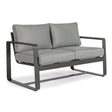 Garten-Sofa 2-Sitzer mit Kissen Merrigan Anthrazit YK13 - ZEN ZONE Furniture
