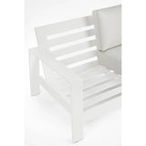 Gartenlounge Set 4er Set Baltic mit Kissen Weiß YK11 - ZEN ZONE Furniture