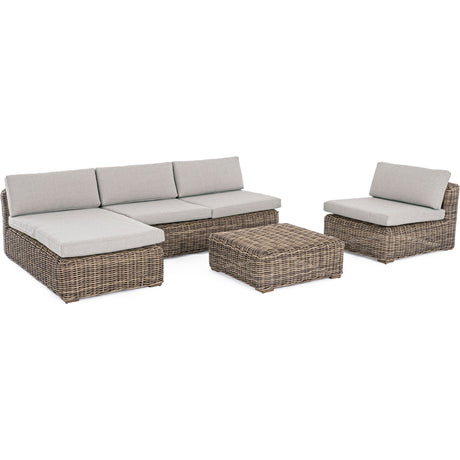 Outdoor Chaise Longue Coraline mit Kissen - ZEN ZONE