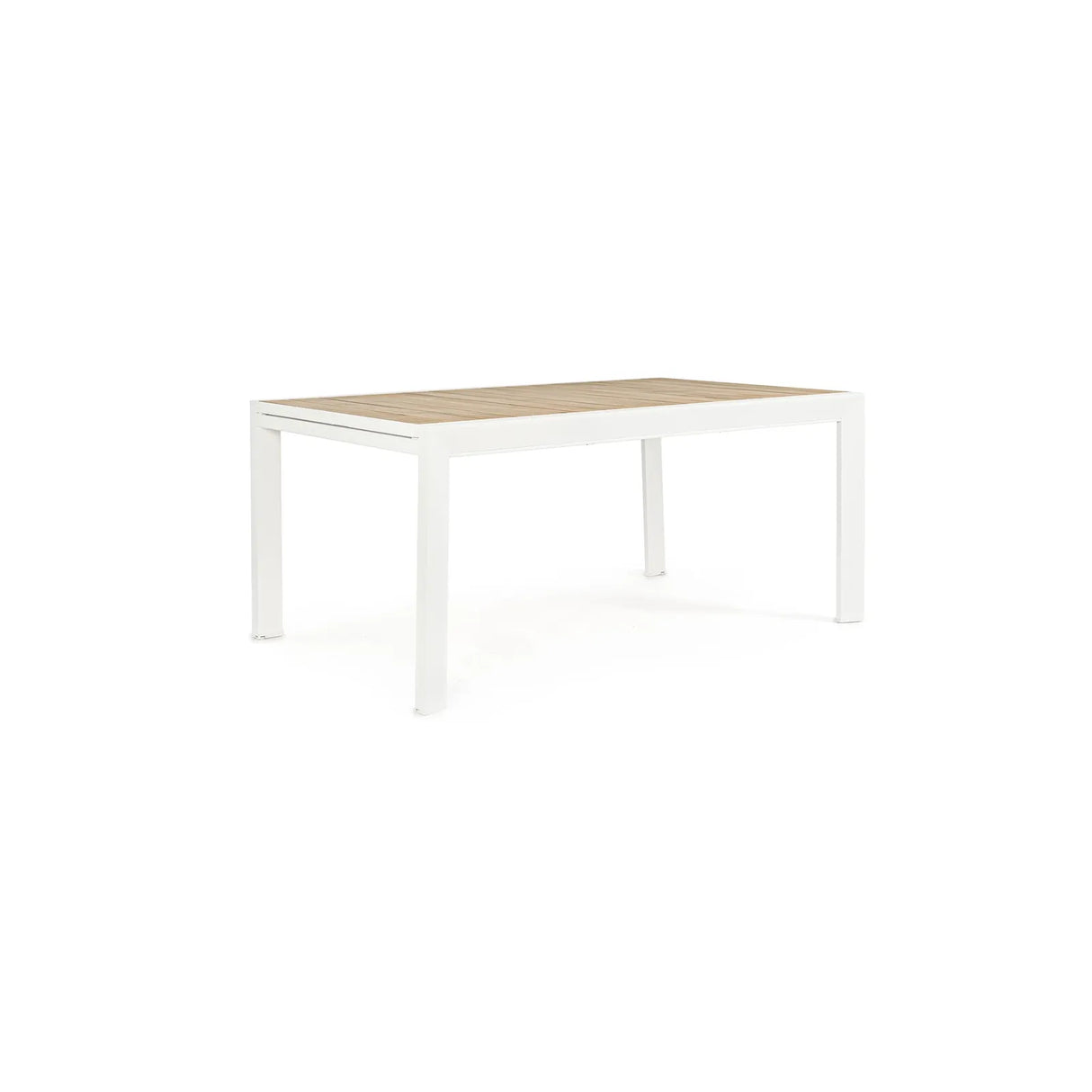 Gartentisch ausziehbar 160-240x100 Weiß YK11 Belmar